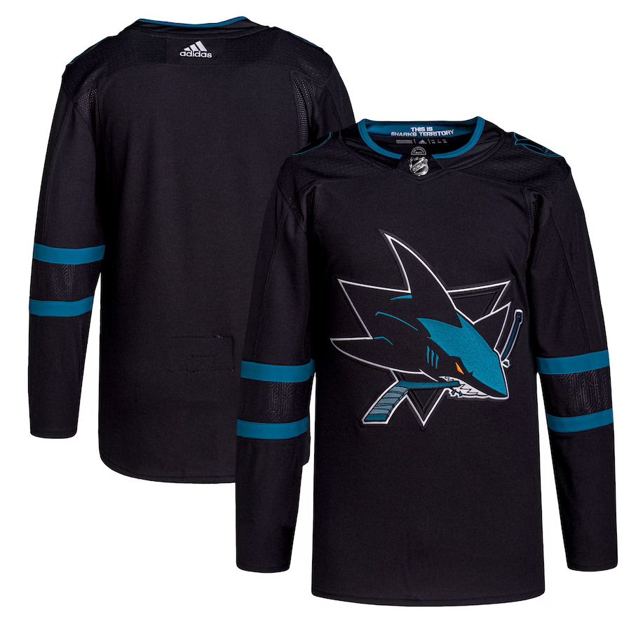 Men San Jose Sharks adidas Black Alternate Primegreen Authentic Pro NHL Jersey->customized nhl jersey->Custom Jersey